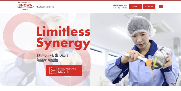 昭和産業のWEBサイトより、昭和産業の企業イメージ画像